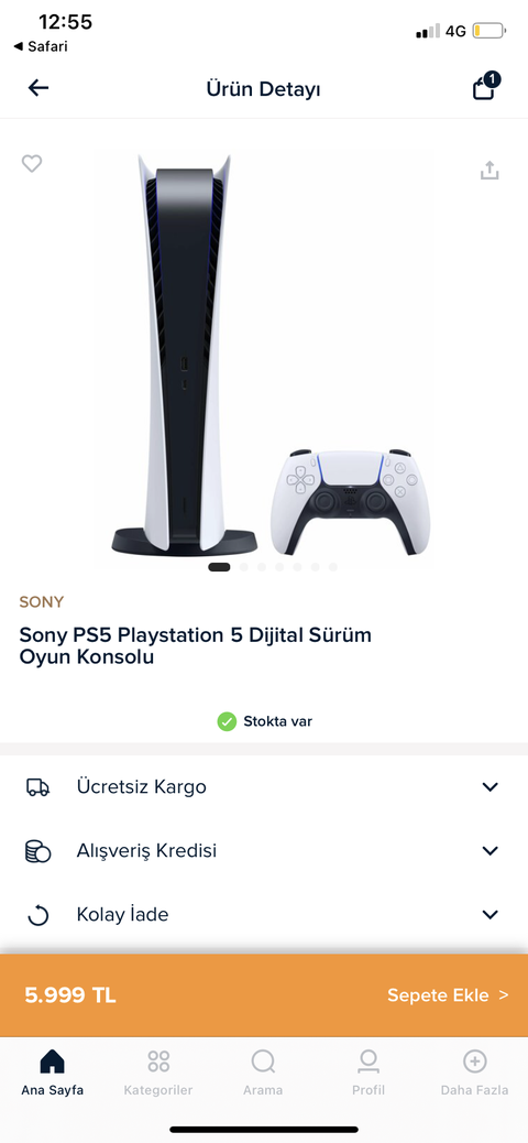 PlayStation 5 STOK TAKİP VE BİLDİRİM