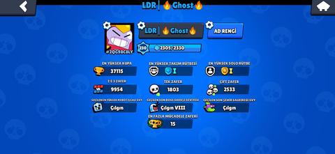 ACİL SATILIK BRAWL STARS 37K OLMUŞ HESAP RESİMLİ