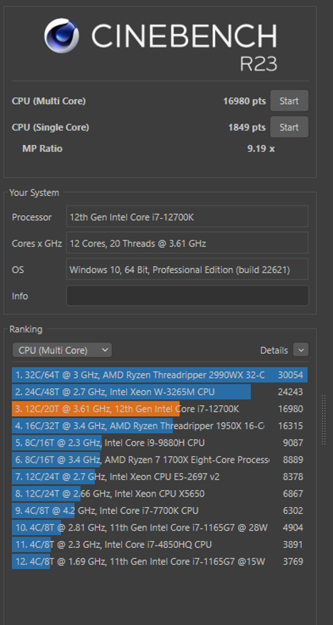 Cpu Cinebench R23 sonuclarınız buraya