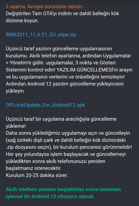 Realme GT2 ANA KONU (SD 888 - 50 MP - 8/12 128/256 - 5000 mAh 65W - 6.62" 1080x2400 120Hz)