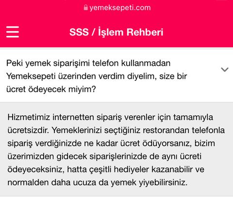 Yemek sepeti fiyat konusunda insanları yanıltıyor