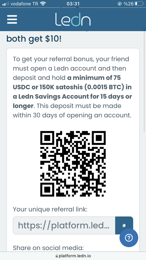 LEDN 30$ STAKE ET 15 GÜN 10$ KAZAN