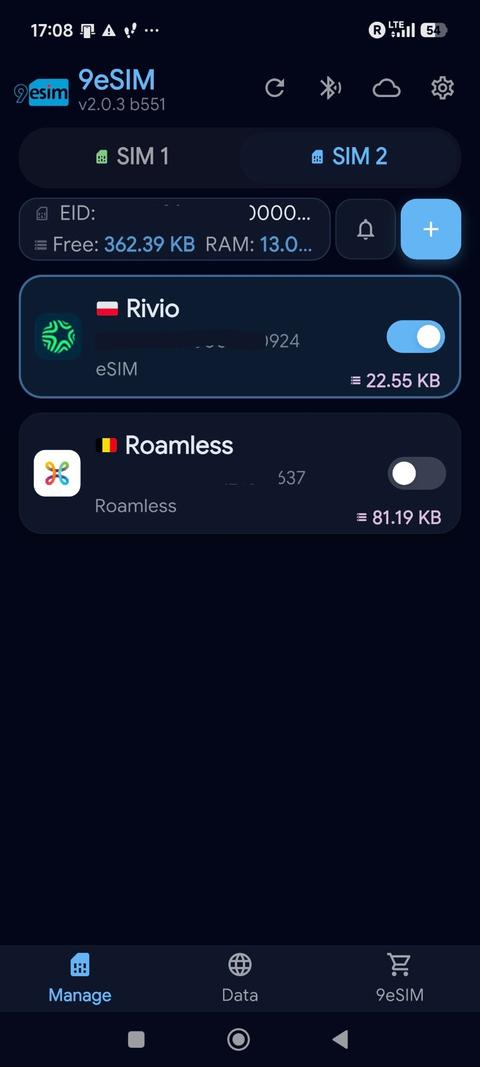 eSIM uyumlu olmayan telefonlar için fiziksel sim kartlar (5ber alternatifi)