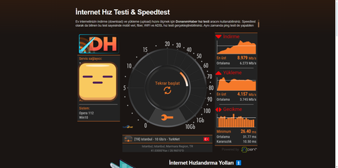 DH Hız Testi Ekran Görüntünü Paylaş: Wi-Fi Menzil Genişletici Kazan!