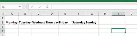 Excel'de Takvim Şablon Yapımı