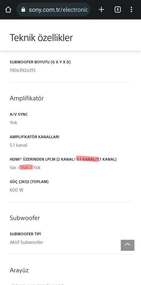 Hdmi Arc Bağlantıda Ses Tv'den Kontrol Edilebilir mi ?