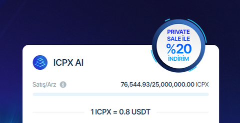 ICPX Token - ICRYPEX / 1 Aralık Listelenme!!!