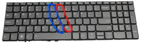 Laptopta Klavyede bazı sıra tuş takımının basmaması