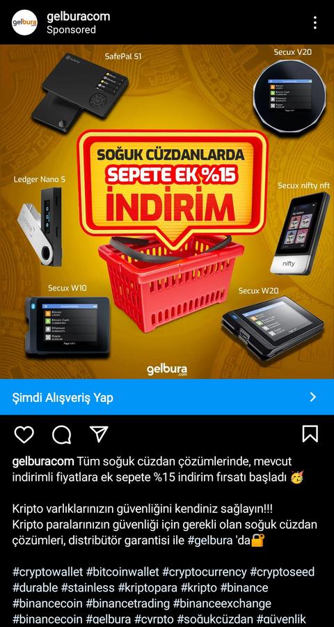 Secux safepal ledger soğuk cüzdanlarda indirim