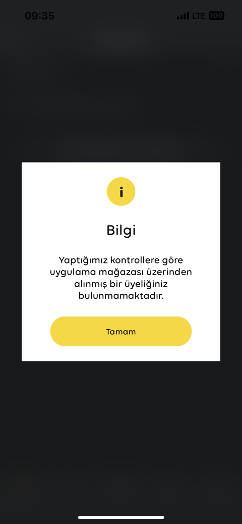 Uygulama içi satın almanın aktif olmaması