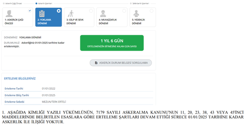 Askerlik tecil tarihine bağlı yoklama kaçağı olmadan bedelli yapabilir miyim?