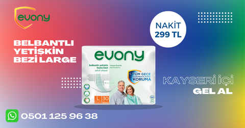 Evony Bel Bantlı Hasta Bezi L (299TL), M(295TL)