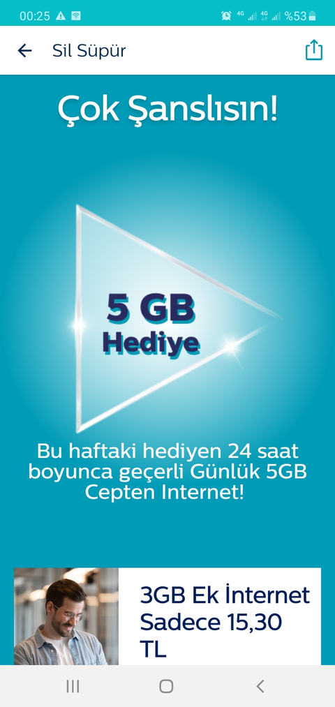 TÜRK TELEKOM ÖZGÜRCE SELFY SINIRSIZ SOSYAL MEDYALI [[Ana Konu]]