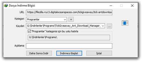 İdm alternatifi bedava Ant Download Manager Pro lisans ve win11-10 için ince ayar