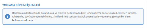 Bedelli askerlik başvuru durumunda bir hata var