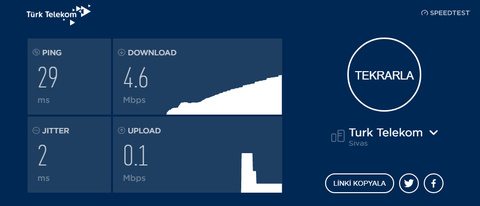 Türktelekomun hızımı yavaşlatıp güncelleme var demesi....