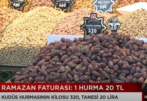 Bir hurma 20 lira