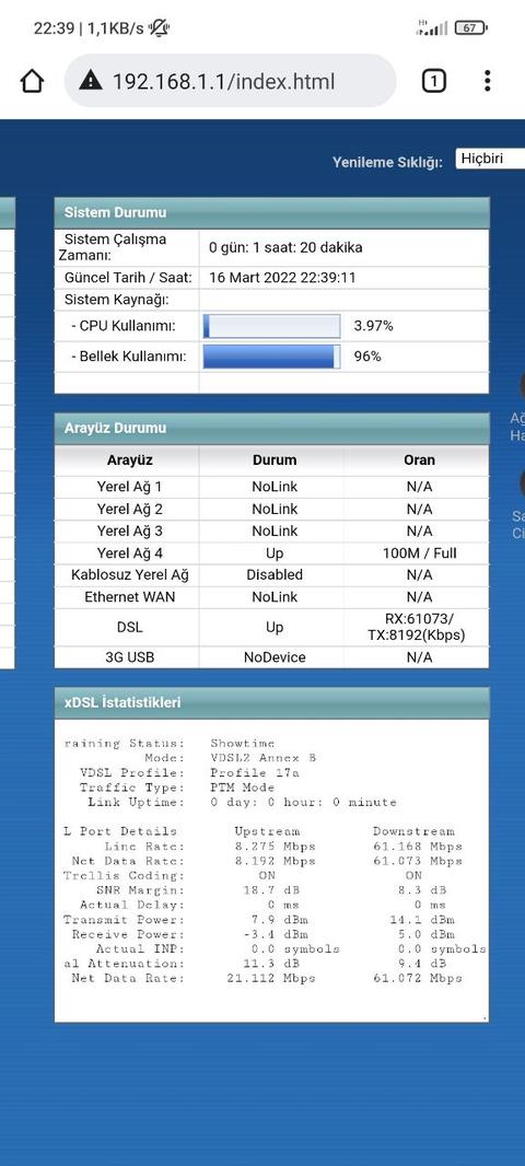 (Sorun çözüldü ) Türknet arıza kaydı.