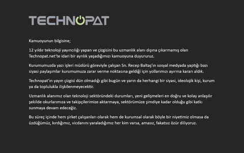 Technopat'ta Recep Baltaş'la ipler koptu! TurkNet, Monster, GameGaraj, xDrive açıklama yaptı