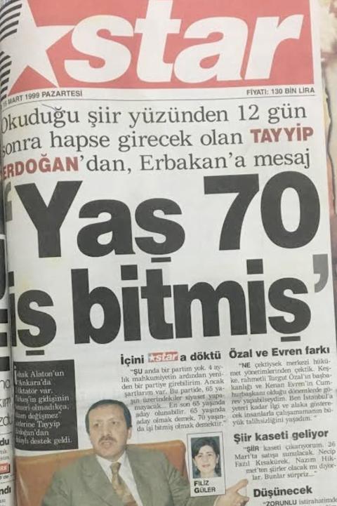 Erdoğan 70 yaşında