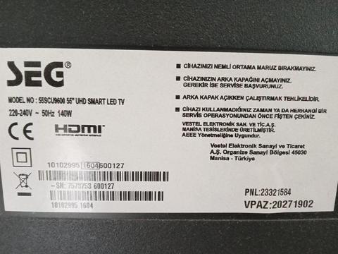  SEG 40' SMART LED TV KULLANANLAR-- SEG 40182B