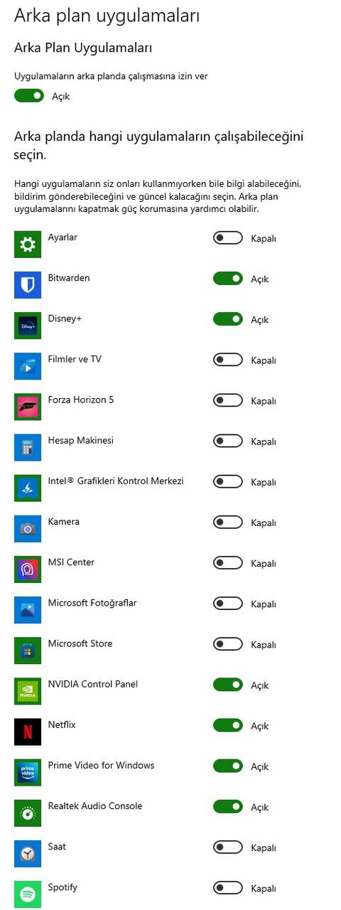 Windows 10 Oyun Optimizesi