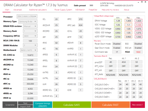 DRAM Calculator for Ryzen 1.7.3 ile RAM OC'si Yapmak