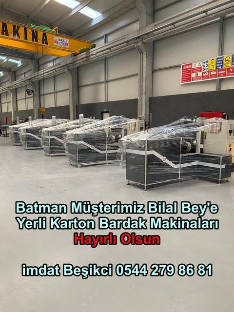 Karton bardak üretme işi yapmak isteyenler buraya