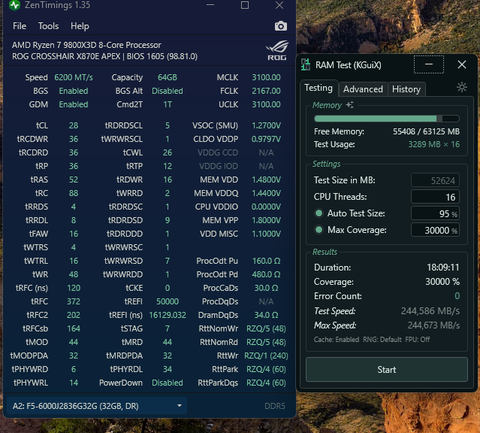 DDR5 RAM Overclock AMD AM5 socket