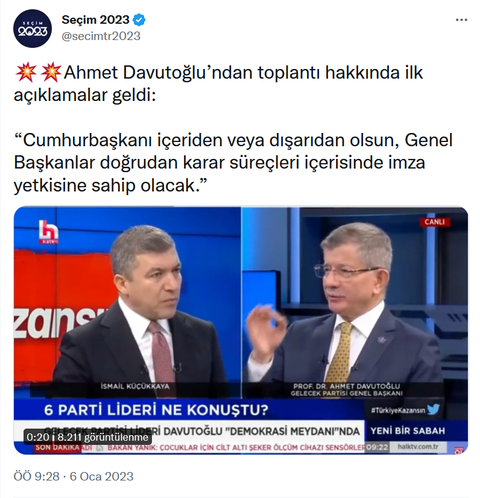 6'lı Masanın Seçimi Kazanması Kolay Değil.