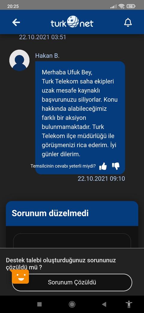 Turknet Çözüm Sağlamıyor!