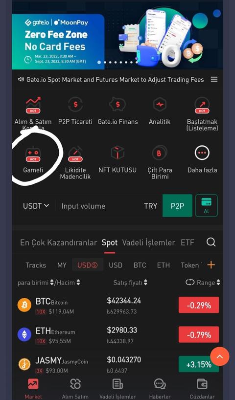 GATE İO Borsası 10.000000 usd değerinde hediye dağıtıyor