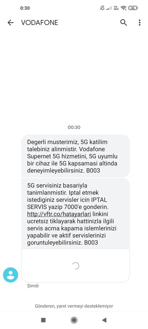 Vodafone 5G (Ana Konu)