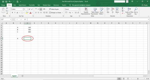 Excel'de İki Hücreyi Birbiri ile İlişkilendirme