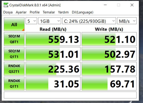 Samsung 870 EVO 2.5 inc SSD İncelemesi