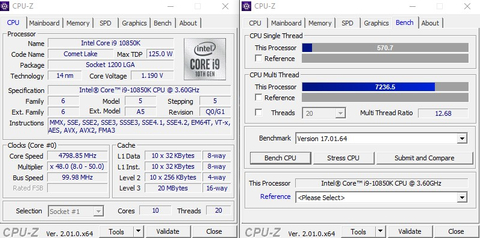 İşlemcilerin CPU-Z Benchmark Sıralamaları [ANA KONU]