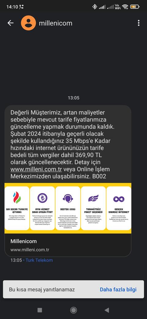 Turknet 2024 yılı yeni internet abonelik fiyatlarını yayınladı