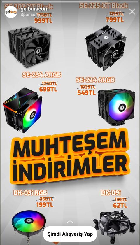 idcooling işlemci soğutucular