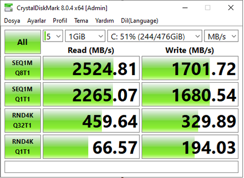 formatdan sonra ssd yavaşlaması