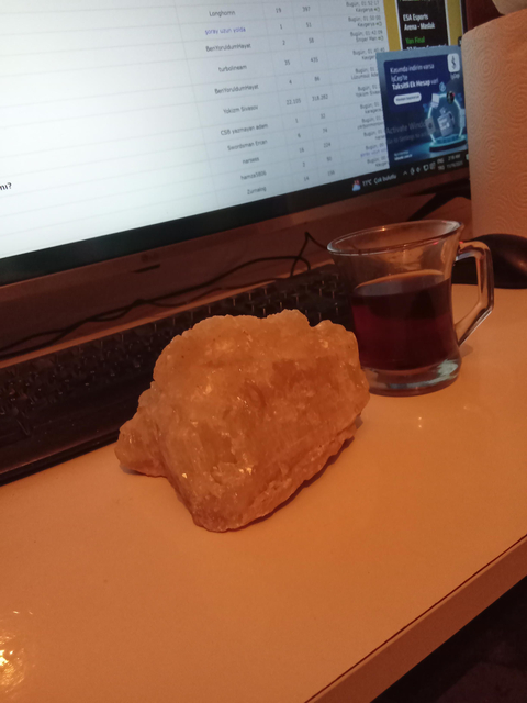 çok buyuk kuvars tasini 100tl ye aldim