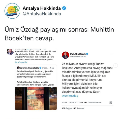 Antalya Küçük Rusya/Ukrayna oldu (Antalya işgal altında)