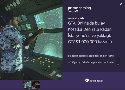 Amazon Prime Üyelerine Özel Red Dead Online ve GTA Online Oyun İçi Hediyeler