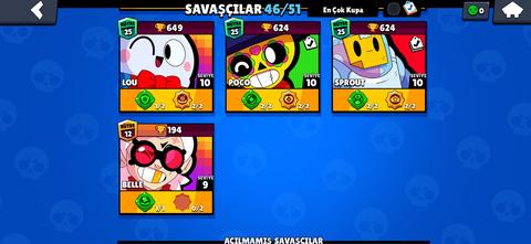 ACİL SATILIK BRAWL STARS 37K OLMUŞ HESAP RESİMLİ