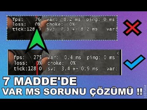 CSGO VAR problemi bulamadım herhangi bir çözümü yok galiba?