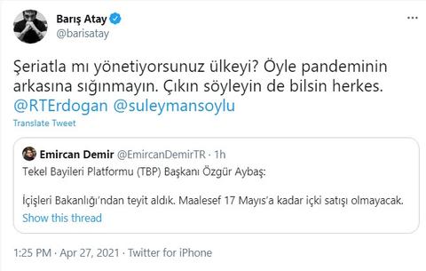 Siyasetçiler ve sanatçılardan alkol yasağı tepkisi: 'Şeriatla mı yönetiyorsunuz?'