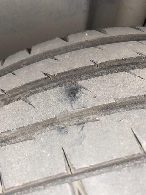 1500km kullandığım lastikte oluşan ufak kesikler