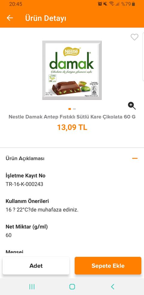 Nescafe Gold 150 gr + Nestle Damak 63 gr 37,40 TL