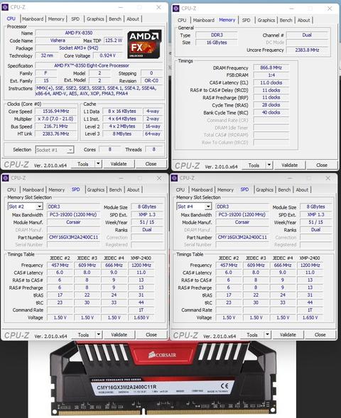 Kingston 32GB (4x8GB) HyperX Beast DDR3 2400mhz XMP Ram