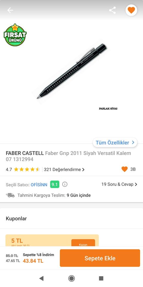 Faber Castell grip 2011 ve Pentel Ultra Tutaç Ver-Flexfit arasından hangisi