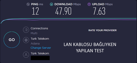 LAN'dan WLAN'a Geçince Hızım Düşüyor